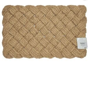 Better Homes and Gardens Natural Roped Knot Design Coir Door Mat